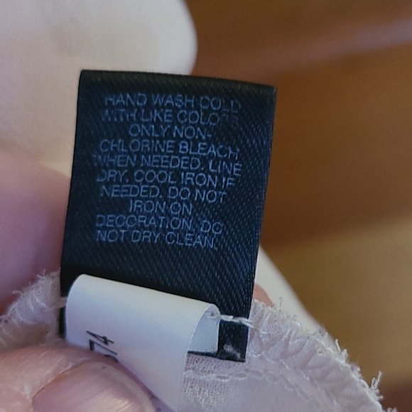 BOGO Express Sheer Champagne colored Top w/ Sequin design & Lace back size MED - Picture 9 of 13